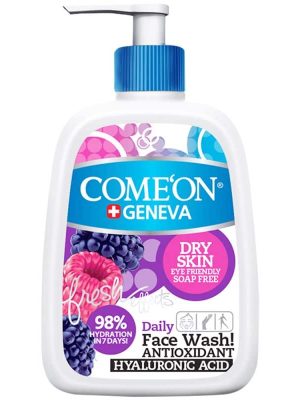 شوینده صورت کامان مناسب پوست خشک حجم 500 میل